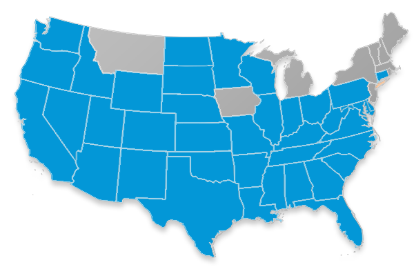 Occidental Life Insurance Coverage Map